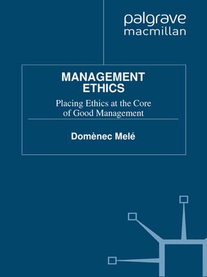 cover image of Management Ethics